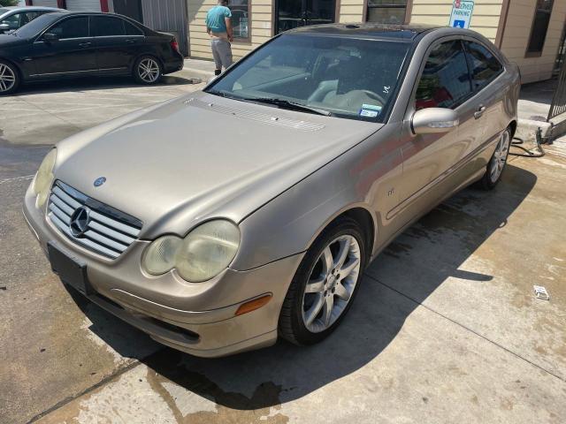 WDBRN40J03A452732 - 2003 MERCEDES-BENZ C 230K SPORT COUPE TAN photo 2