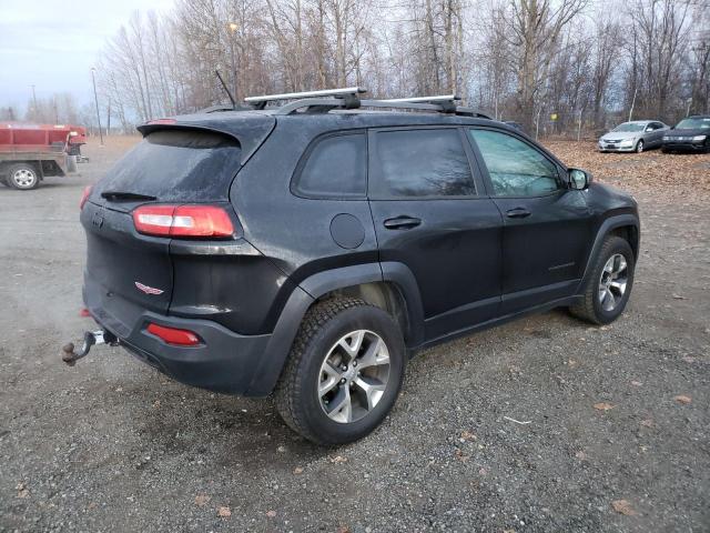 1C4PJMBS7EW215011 - 2014 JEEP CHEROKEE TRAILHAWK BLACK photo 3