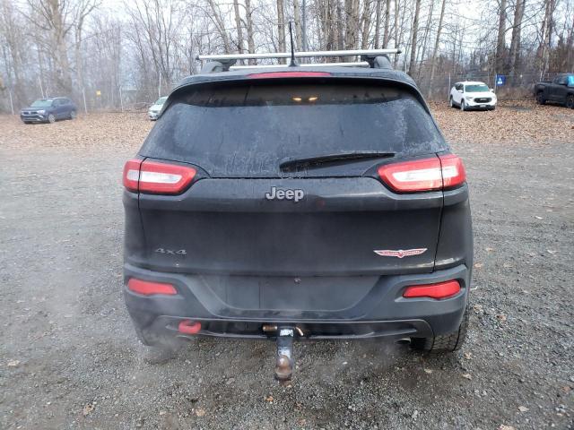 1C4PJMBS7EW215011 - 2014 JEEP CHEROKEE TRAILHAWK BLACK photo 6