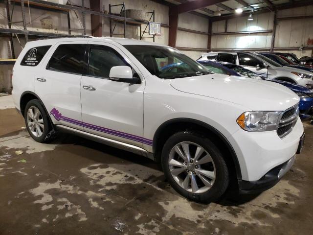 1C4SDJDT7DC670575 - 2013 DODGE DURANGO CREW WHITE photo 4