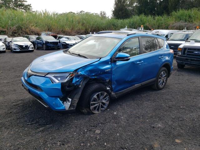 JTMRJREV6HD119706 - 2017 TOYOTA RAV4 HV LE BLUE photo 1