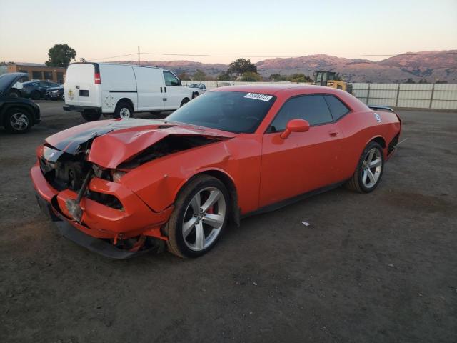 2B3LJ74WX8H290029 - 2008 DODGE CHALLENGER SRT-8 ORANGE photo 1