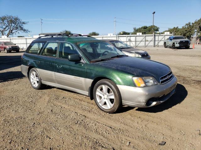 4S3BH6861Y7673296 - 2000 SUBARU OUTBACK OUTBACK LIMITED GREEN photo 4