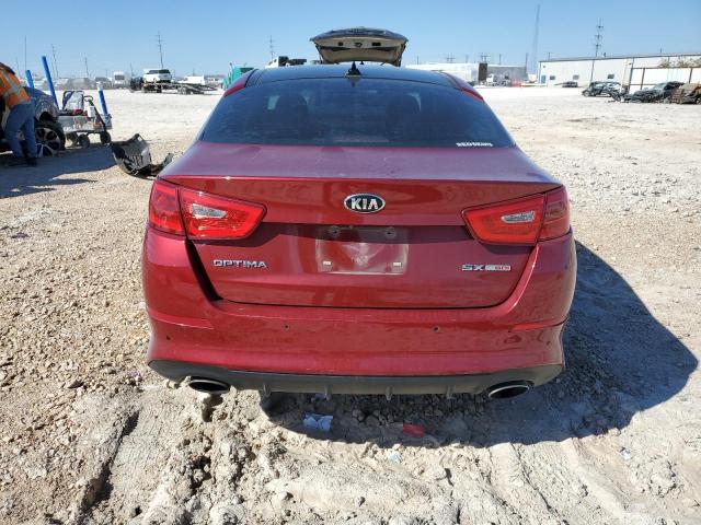 5XXGR4A62EG318836 - 2014 KIA OPTIMA SX RED photo 6