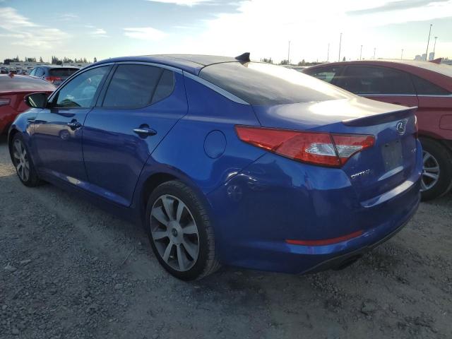 5XXGR4A6XDG174905 - 2013 KIA OPTIMA SX BLUE photo 2