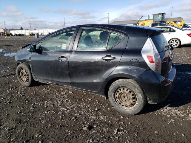 JTDKDTB33C1524764 - 2012 TOYOTA PRIUS C BLACK photo 2