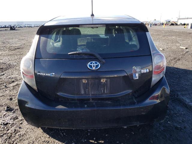 JTDKDTB33C1524764 - 2012 TOYOTA PRIUS C BLACK photo 6