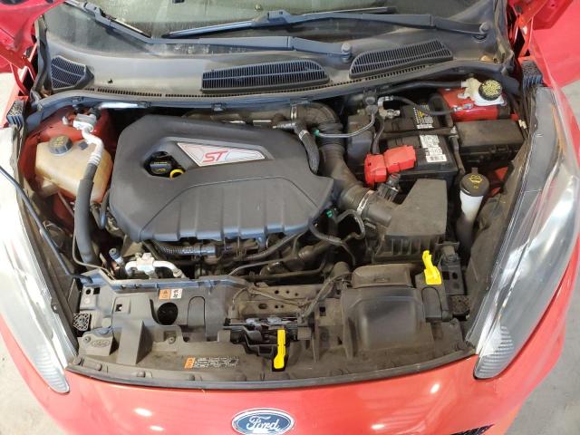 3FADP4GX6GM137965 - 2016 FORD FIESTA ST RED photo 11