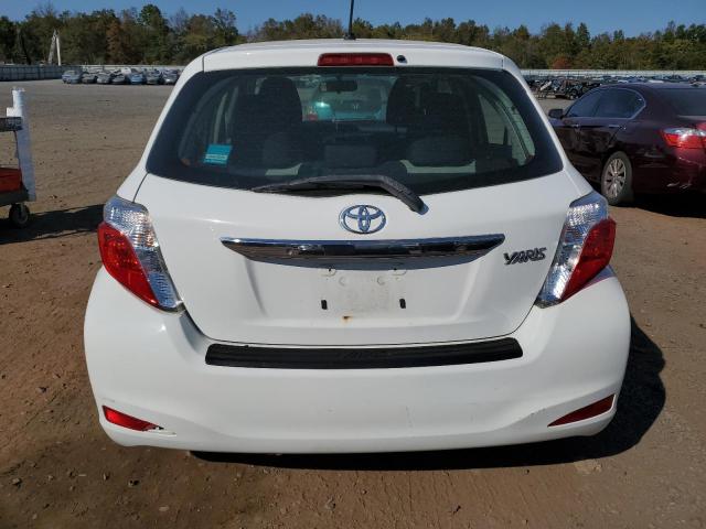 JTDKTUD36CD537304 - 2012 TOYOTA YARIS WHITE photo 6