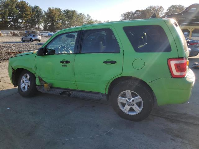 1FMCU4K32BKB00250 - 2011 FORD ESCAPE HYBRID GREEN photo 2