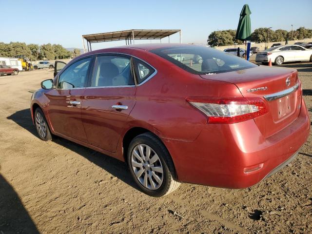 3N1AB7AP3EY278331 - 2014 NISSAN SENTRA S RED photo 2