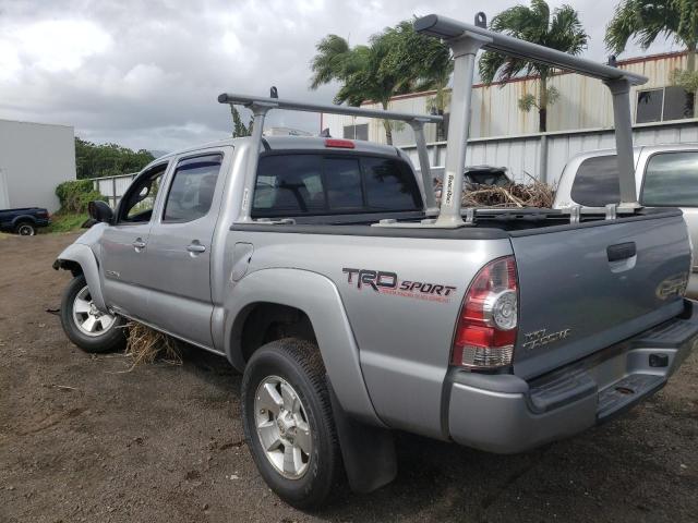3TMJU4GNXFM177923 - 2015 TOYOTA TACOMA DOUBLE CAB PRERUNNER SILVER photo 2