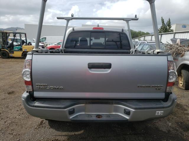 3TMJU4GNXFM177923 - 2015 TOYOTA TACOMA DOUBLE CAB PRERUNNER SILVER photo 6