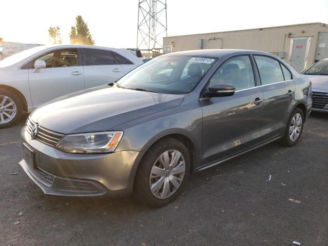 3VWDP7AJ3DM244027 - 2013 VOLKSWAGEN JETTA SE GRAY photo 1