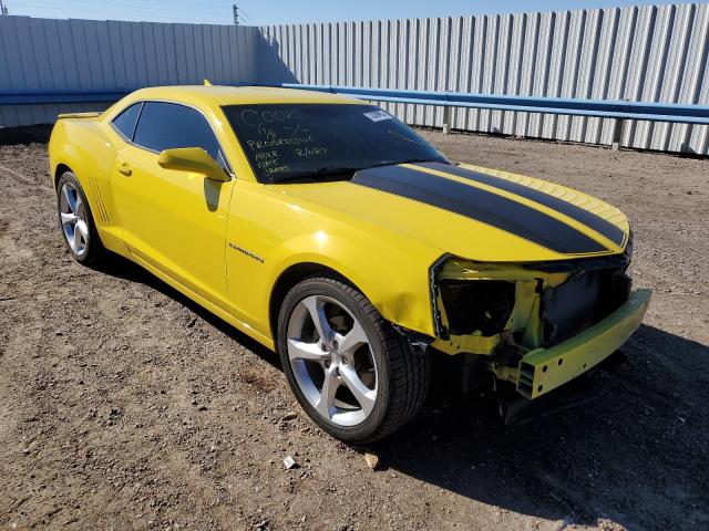 2G1FD1E39F9303390 - 2015 CHEVROLET CAMARO LT YELLOW photo 4