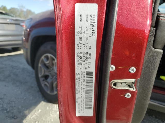 1C4PJMBX6LD563967 - 2020 JEEP CHEROKEE TRAILHAWK Կարմիր լուսանկար 13