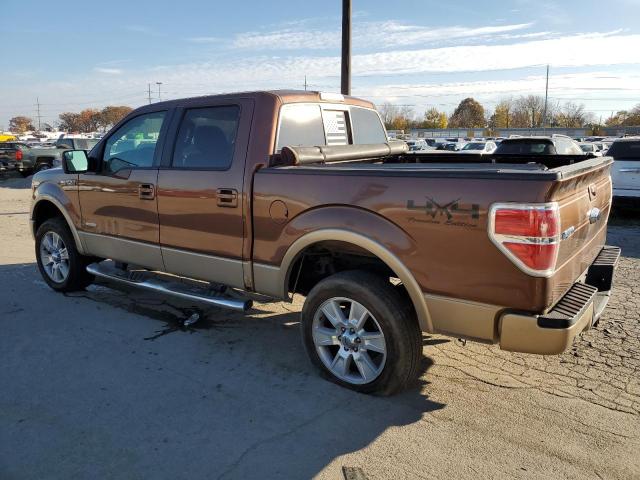 1FTFW1ET4BFC56708 - 2011 FORD F-150 SUPERCREW BROWN photo 2