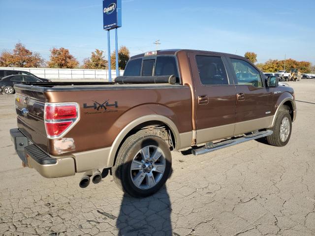 1FTFW1ET4BFC56708 - 2011 FORD F-150 SUPERCREW BROWN photo 3