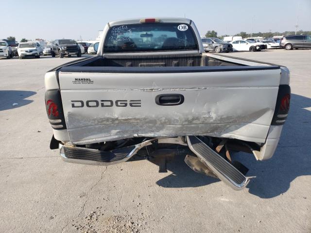 1B7GL22X0XS315391 - 1999 DODGE DAKOTA SILVER photo 6