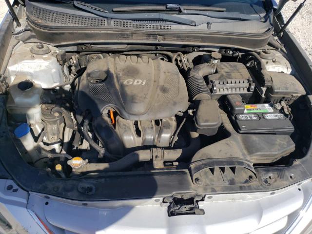 5NPEB4ACXCH453081 - 2012 HYUNDAI SONATA GLS SILVER photo 11