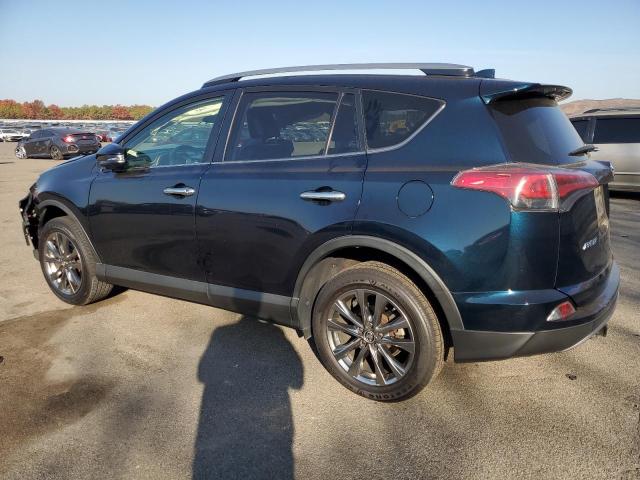 JTMDFREV7JJ739015 - 2018 TOYOTA RAV4 LIMITED BLUE photo 2