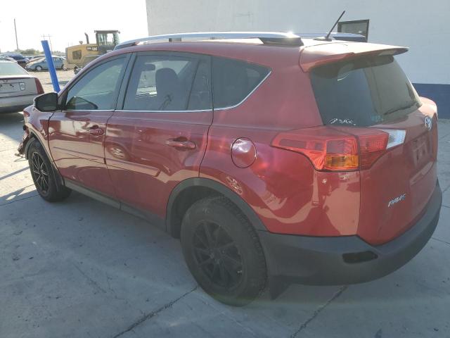 JTMRFREVXED092460 - 2014 TOYOTA RAV4 XLE RED photo 2