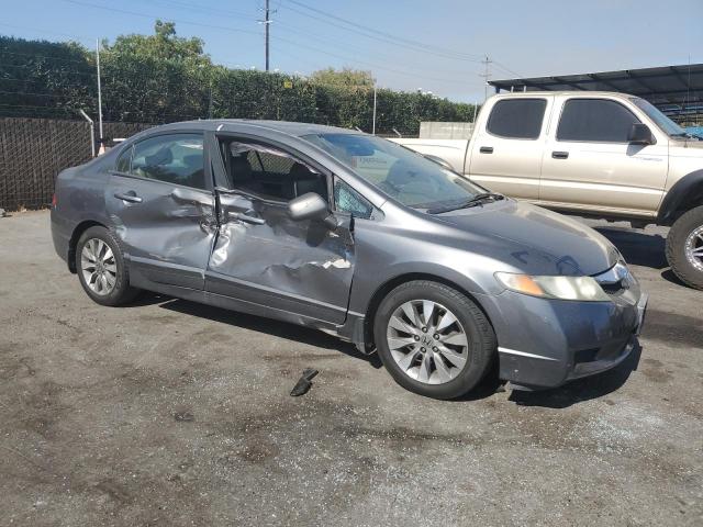 19XFA1F94AE052274 - 2010 HONDA CIVIC EXL GRAY photo 4