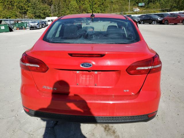 1FADP3F22HL306866 - 2017 FORD FOCUS SE RED photo 6