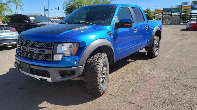 1FTFW1R61CFC58969 - 2012 FORD F150 SVT RAPTOR BLUE photo 2