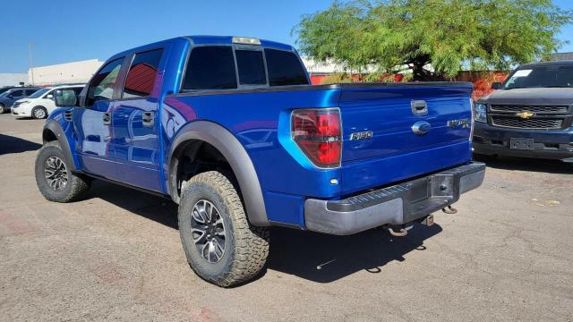 1FTFW1R61CFC58969 - 2012 FORD F150 SVT RAPTOR BLUE photo 3