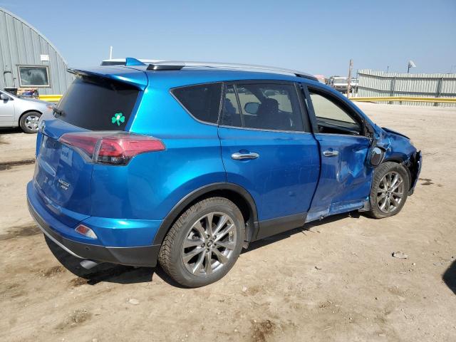 JTMDFREV0GJ064682 - 2016 TOYOTA RAV4 LIMITED BLUE photo 3