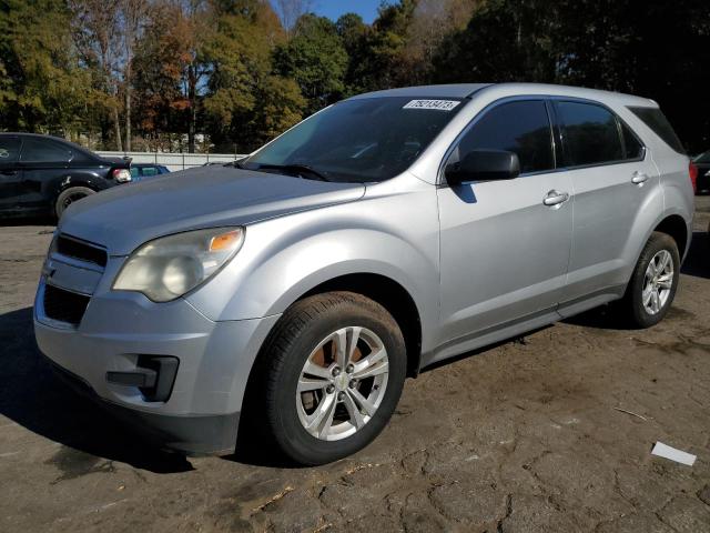 2GNALBEK4C1207749 - 2012 CHEVROLET EQUINOX LS SILVER photo 1