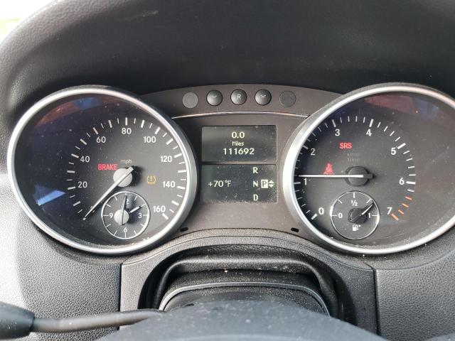 4JGBB8GB2BA676421 - 2011 MERCEDES-BENZ ML 350 4MATIC WHITE photo 9