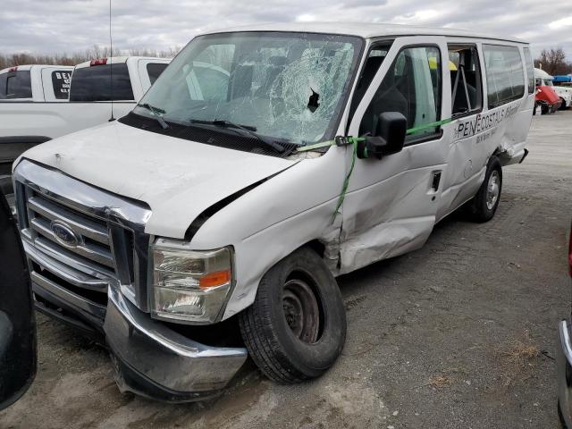 1FBSS31L59DA09736 - 2009 FORD ECONOLINE E350 SUPER DUTY WAGON WHITE photo 1