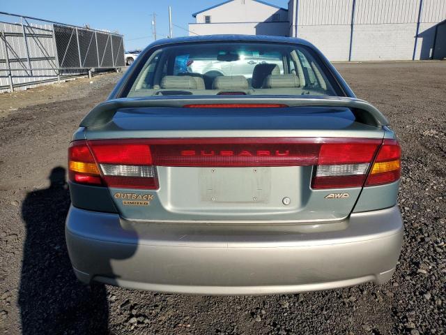 4S3BE686037200426 - 2003 SUBARU LEGACY OUTBACK LIMITED GREEN photo 6