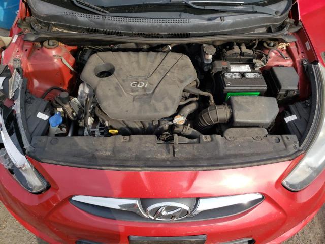 KMHCT4AE7CU069475 - 2012 HYUNDAI ACCENT GLS RED photo 11