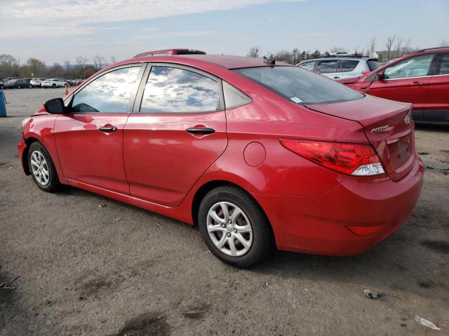 KMHCT4AE7CU069475 - 2012 HYUNDAI ACCENT GLS RED photo 2