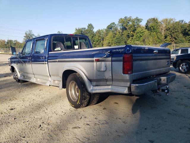 1FTJW35F0VEA36847 - 1997 FORD F350 BLUE photo 2