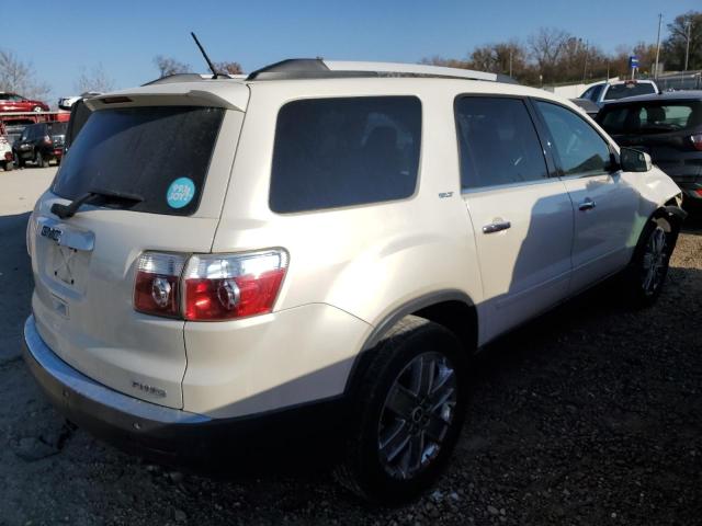 1GKLVNED1AJ231318 - 2010 GMC ACADIA SLT-2 WHITE photo 3