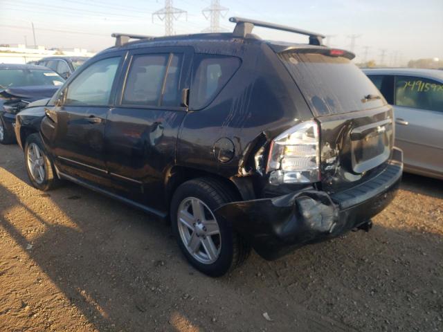 1J8FF47W38D783239 - 2008 JEEP COMPASS SPORT BLACK photo 2