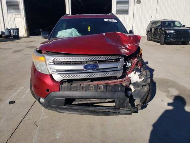 1FM5K7D88DGC04305 - 2013 FORD EXPLORER XLT RED photo 5