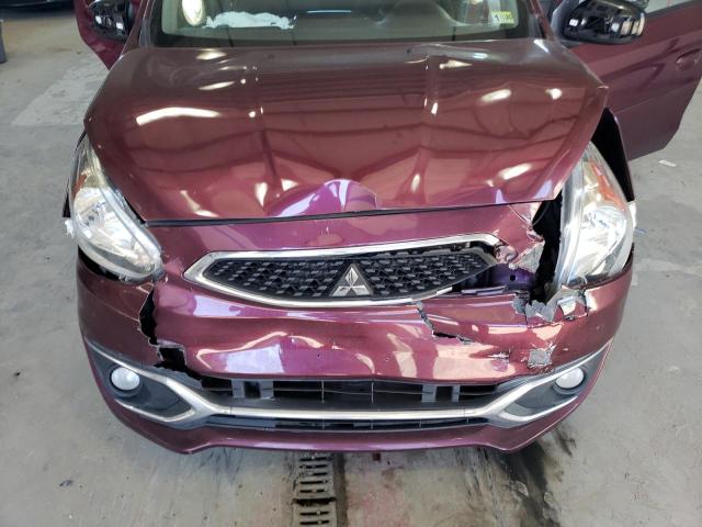 ML32A3HJ8KH009332 - 2019 MITSUBISHI MIRAGE ES BURGUNDY photo 11