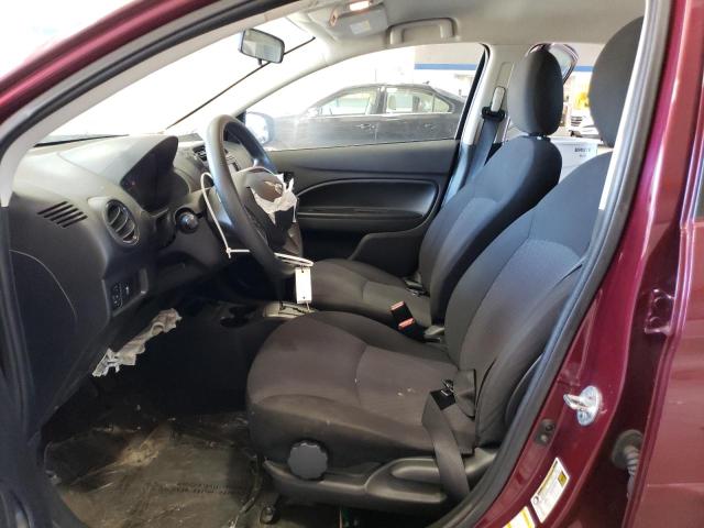 ML32A3HJ8KH009332 - 2019 MITSUBISHI MIRAGE ES BURGUNDY photo 7