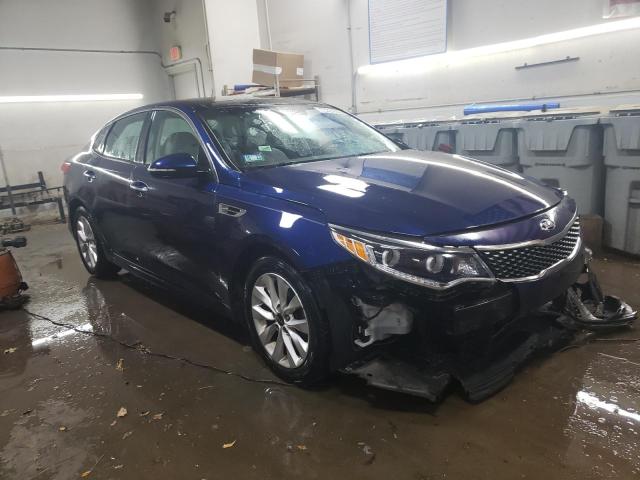 5XXGU4L35GG092179 - 2016 KIA OPTIMA EX BLUE photo 4