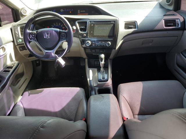 2HGFB2F94FH547140 - 2015 HONDA CIVIC EXL ნაცრისფერი ფოტო 8