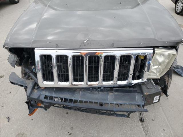 1J8HG58206C221180 - 2006 JEEP COMMANDER LIMITED GRAY photo 12