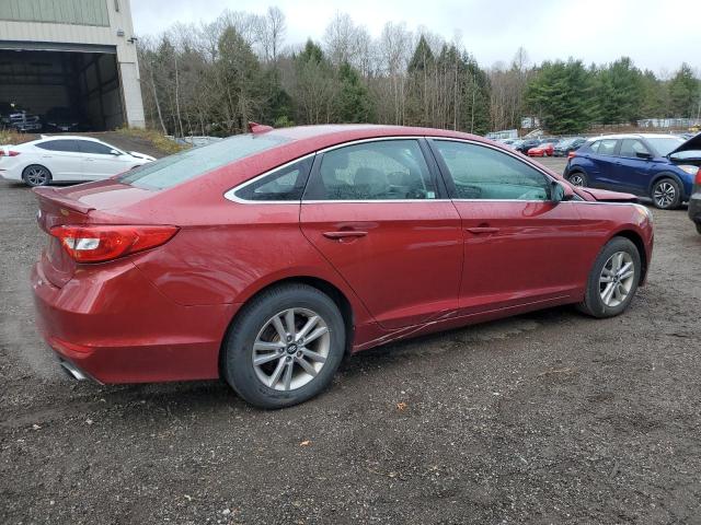 5NPE24AF0FH072306 - 2015 HYUNDAI SONATA SE RED photo 3