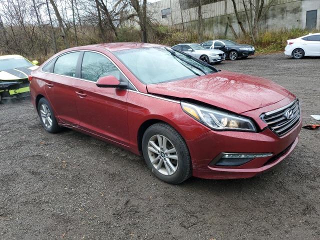 5NPE24AF0FH072306 - 2015 HYUNDAI SONATA SE RED photo 4