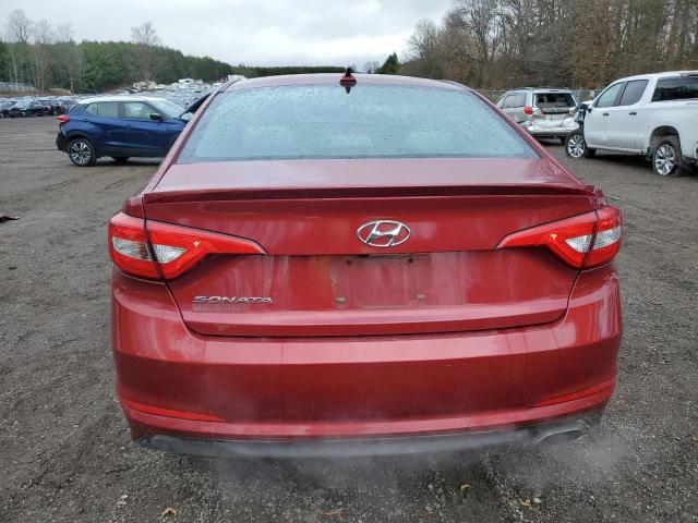 5NPE24AF0FH072306 - 2015 HYUNDAI SONATA SE RED photo 6