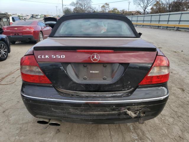 WDBTK72F77F221795 - 2007 MERCEDES-BENZ CLK 550 BLACK photo 6